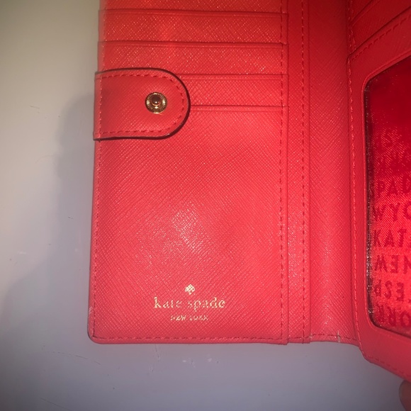 NWOT Kate Spade pink leather wallet restyled by artist - Picture 9 of 12